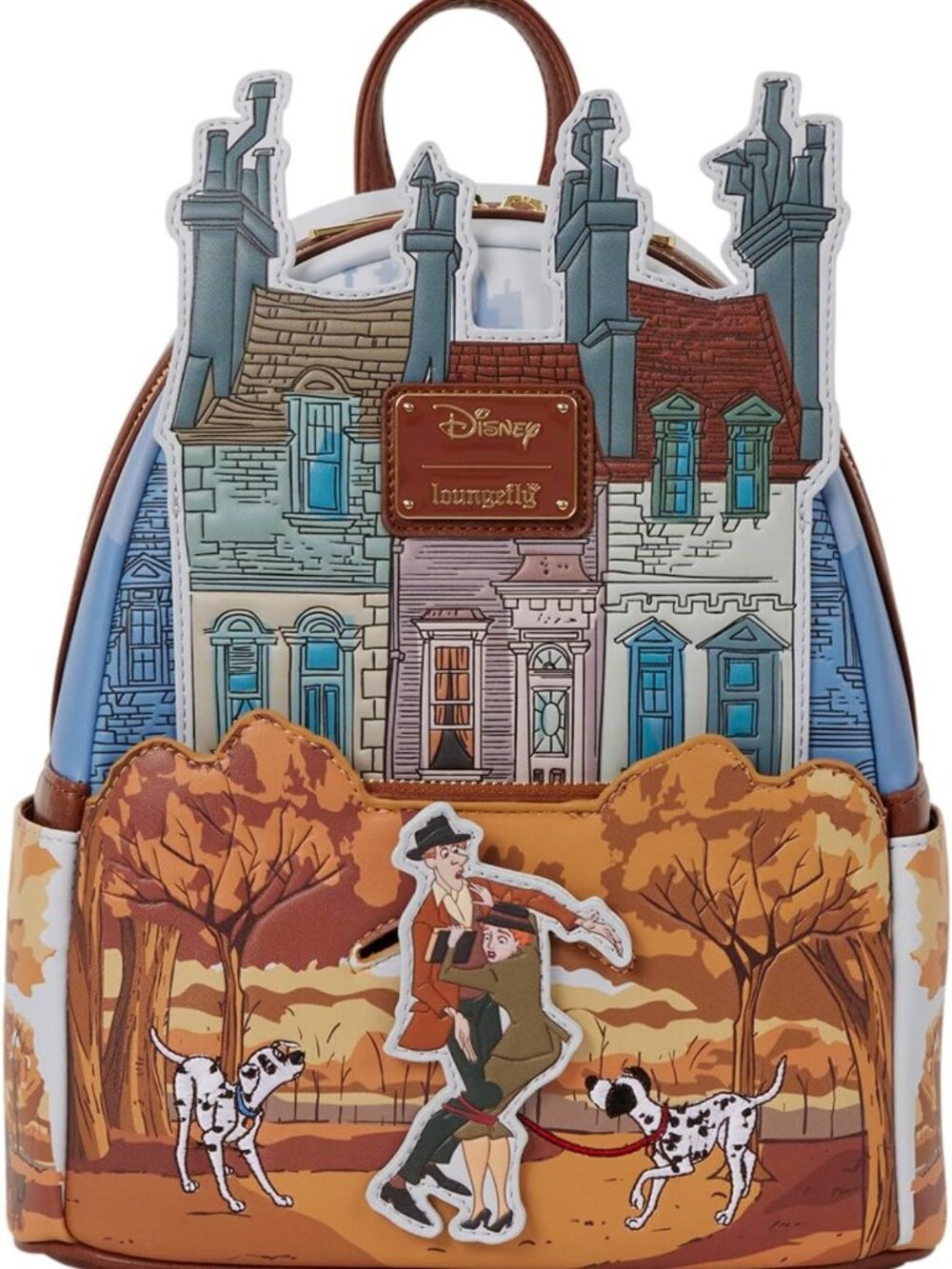 101 Dalmatians Mini Backpack - Exclusive Fall Scene Collectible Bag - Cute